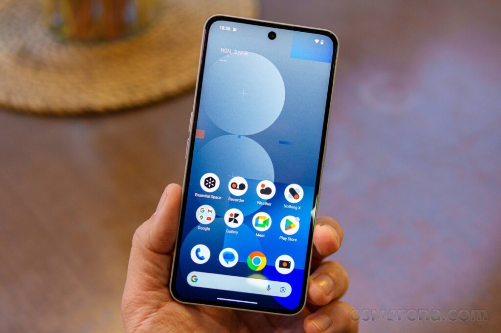 Nothing Phone 3a Pro clean look user interface